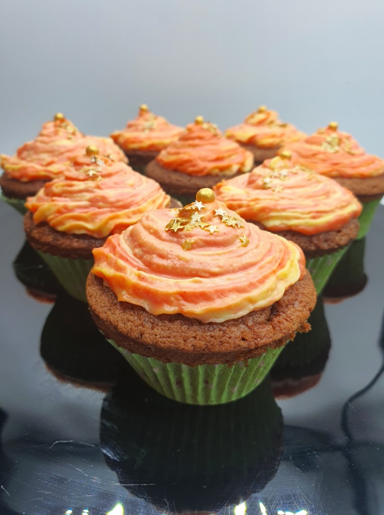 Schokoladige Kinderpunsch-Cupcakes